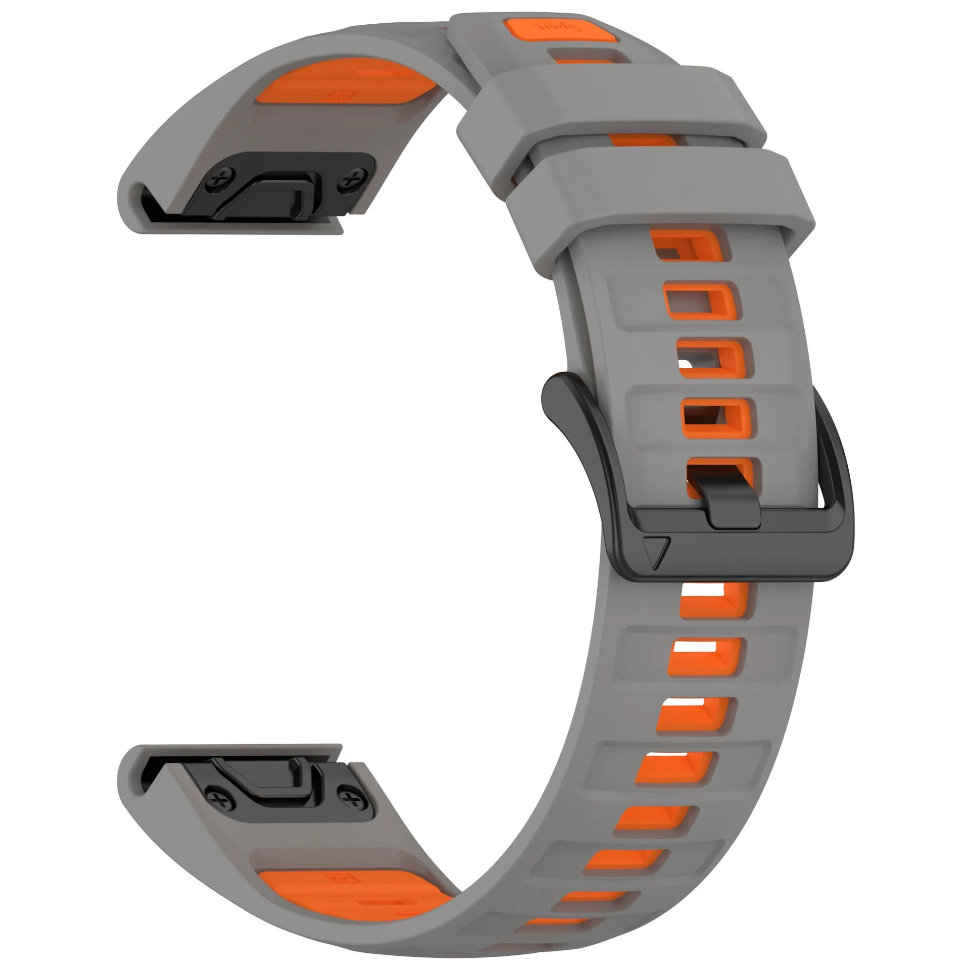 Фото Силиконовый ремешок Quick Fit 26 мм, 22 мм, 20 мм для Garmin Tactix 8, 51 мм, 47 мм, официальный браслет Fenix 8X 7X/Forerunner 970 965 №4