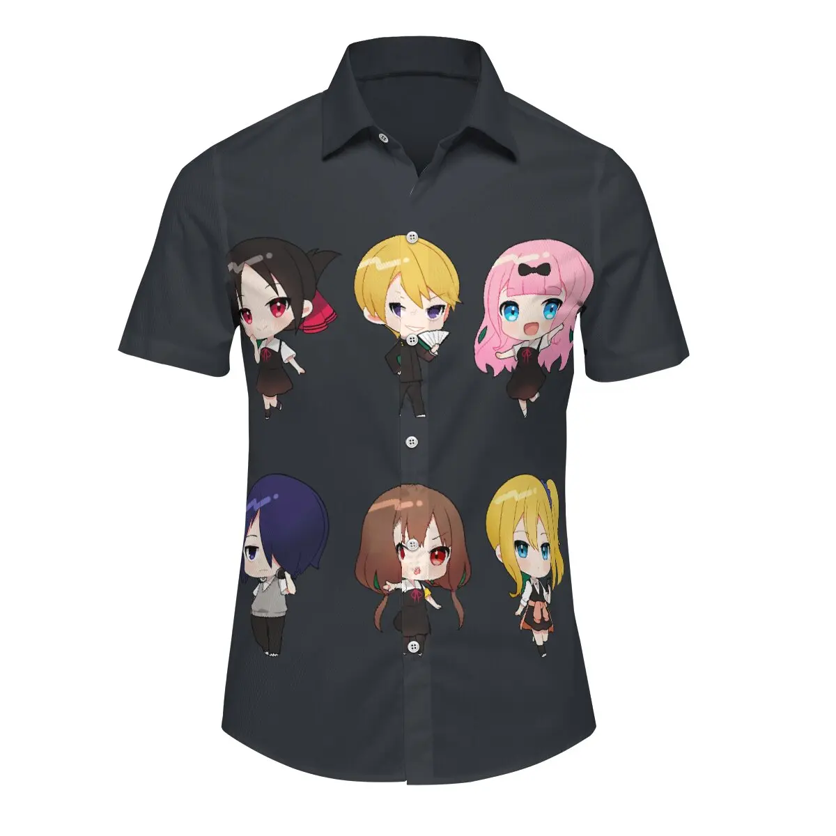 Kaguya Sama Love Is War 3D рубашка все командные элегантные рубашки оверсайз мужская одежда