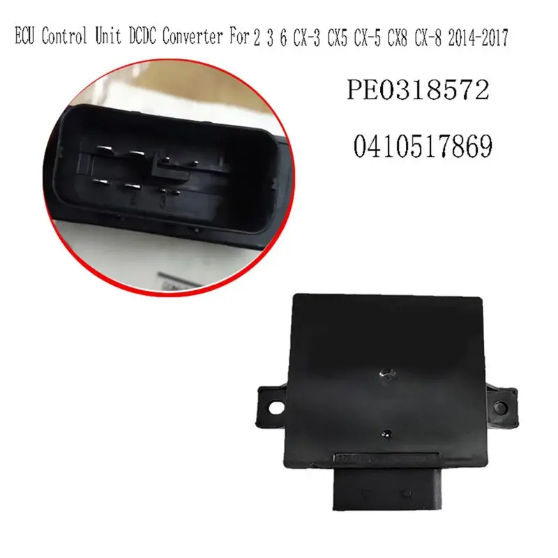 Фото Блок управления ЭБУ (ECU) и модуль преобразователя DCDC для Mazda 2, 3, 6, CX-3, CX-5, CX-8 2014-2017 гг., номера 0410517869, PE0318572, для CX-5-N29R №5