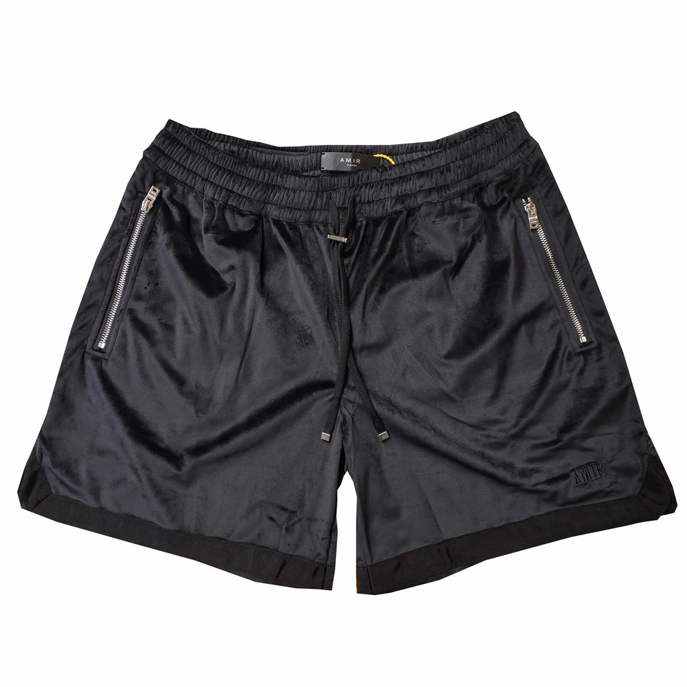 

2022 High Quality Men Shorts Summer Comfortable Running Fitness Shorts Men Breathable Casual Loose Hombre Bermuda Black