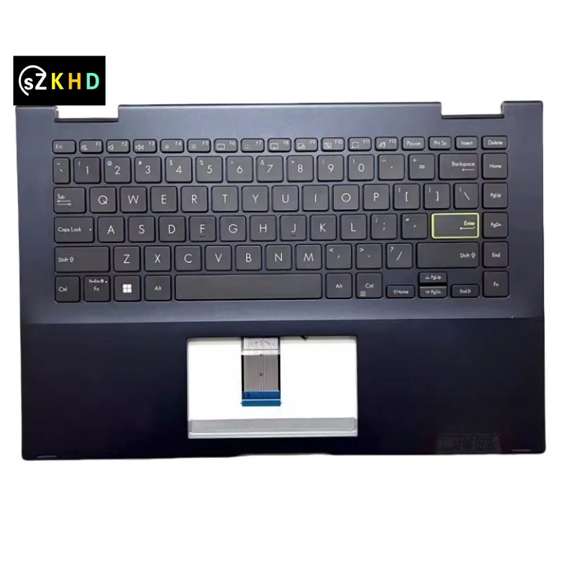 Фото Клавиатура с подсветкой и упором для рук, верхний чехол C, чехол для VivoBook Flip 14, TP470 TM420 TP420 №1