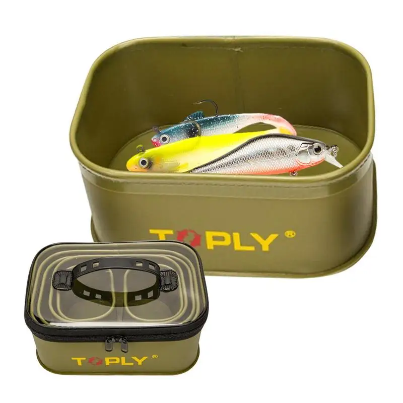 

Fishing Reel Line Bags Fishing Tackle Case Waterproof Portable Hard EVA Case Fishing Bag For Outdoor Camping Saltwater