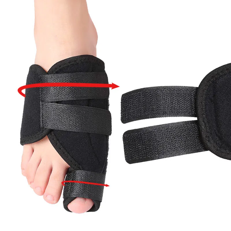 

Big Toe Thumb Valgus Corrector, Foot Bone and Thumb Separation Fixation, Rubber Plate, Toe Strap, Motion Protection Fixation