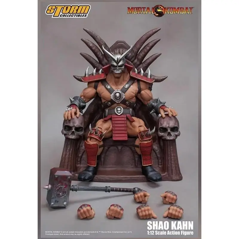 

Original Storm Toys 1/12 Shao Kahn Mortal Kombat Final BOSS Normal & Blood Edition In Stock Action Collection Figures Model