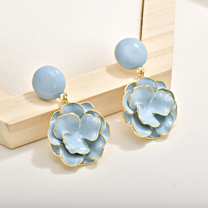 

Medieval Camellia Earrings