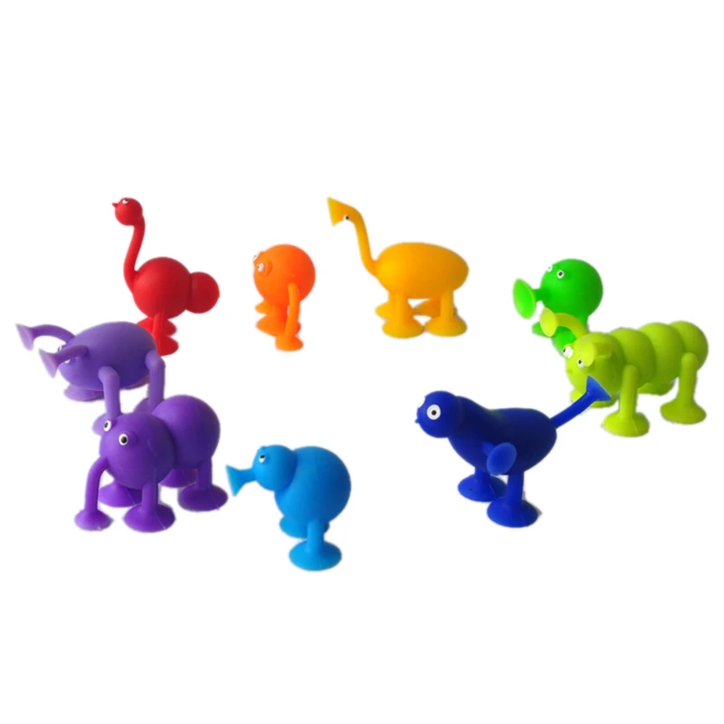 

Children DIY Silicone Suction Cup Blocks Educational Assembled Sucker Construction Building Blocks Toy