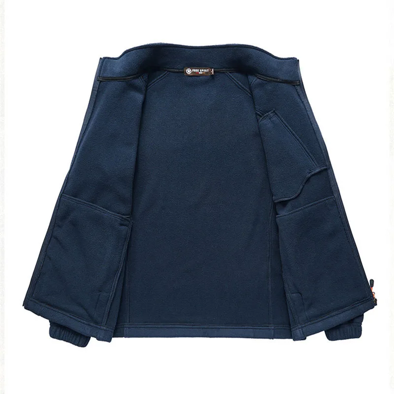 Мужские зимние куртки толстые теплые флисовые парки тактическая армейская