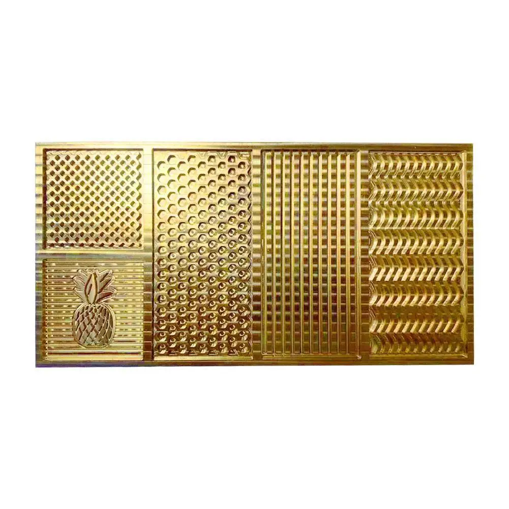 

Латунная пластина для льда с изображением ананаса, сотовых сот, форма для льда, брендинг «сделай сам», для коктейлей, виски, льда, печатный штамп, инструменты для бара, резьба Icecube