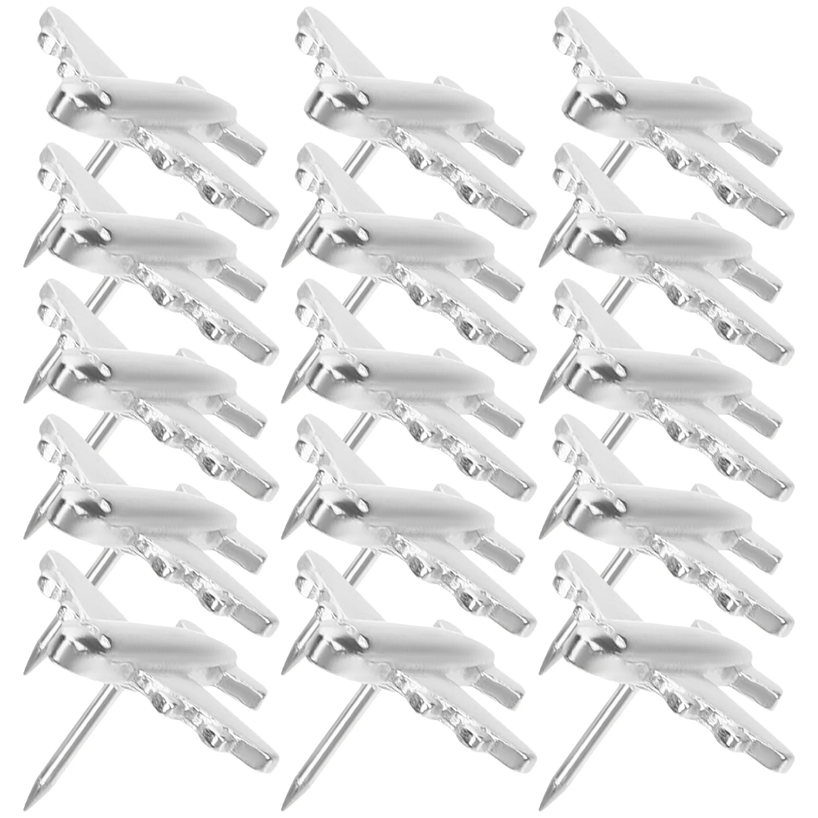 

12 Pcs Aircraft Pushpin Cute Pins Nail Decorations Cork Board Metal Office Trim