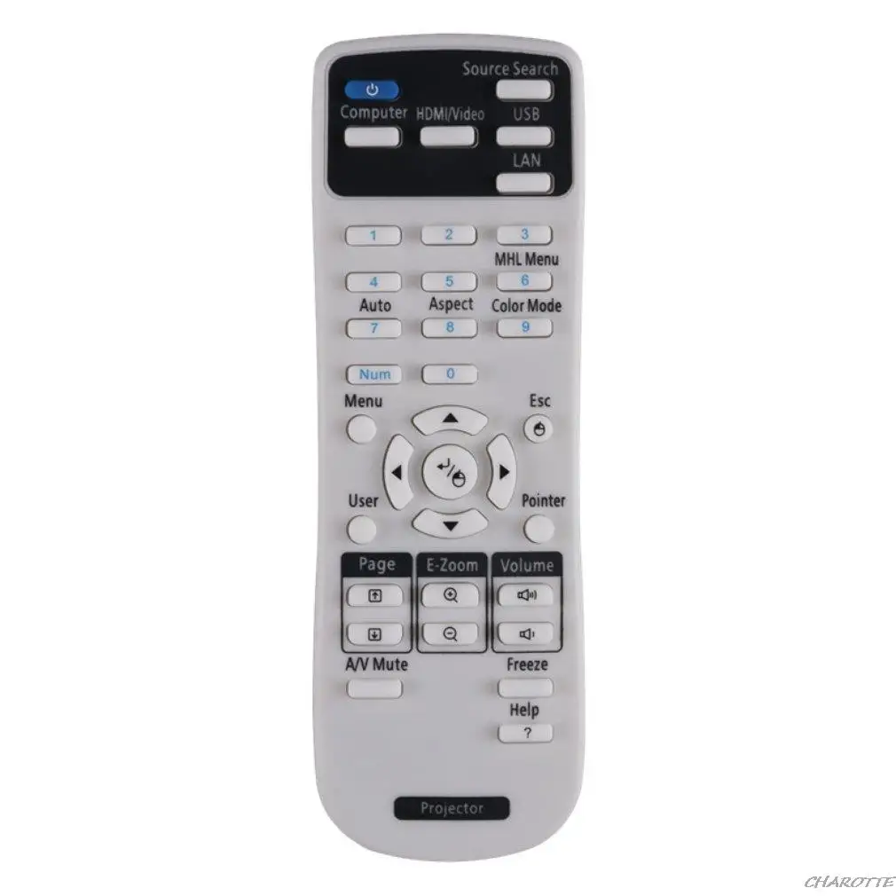 

Пульт дистанционного управления для EPSON 1599176 проектора Fernbedienung, пульт дистанционного управления CB-X05 X31 X36 X39 U32 W32 S41 EX3220 EX5220, пульт управления