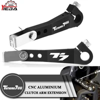 tenere700 clutch arm extension for yamaha tenere 700 t7 2019 2020 2021 cnc motorcycle accessories easy pull clutch lever system