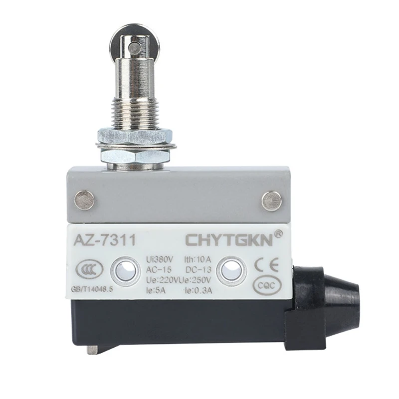 

10A 380V AZ-7311 1NC+1NO Panel Mount Micro Switch Momentary Parallel-Roller Plunger Limit Switch for CNC Mill 3D Printer