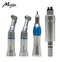 dental contra angle straight nose wrench air motor 2 hole low speed handpiece set bode external water spray air turbine myricko