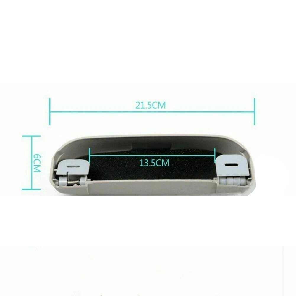 

Durable Practical Sunglasses Holder Car Plastic Glasses Case Grey Storage Box Sunglasses Holder New For Toyota