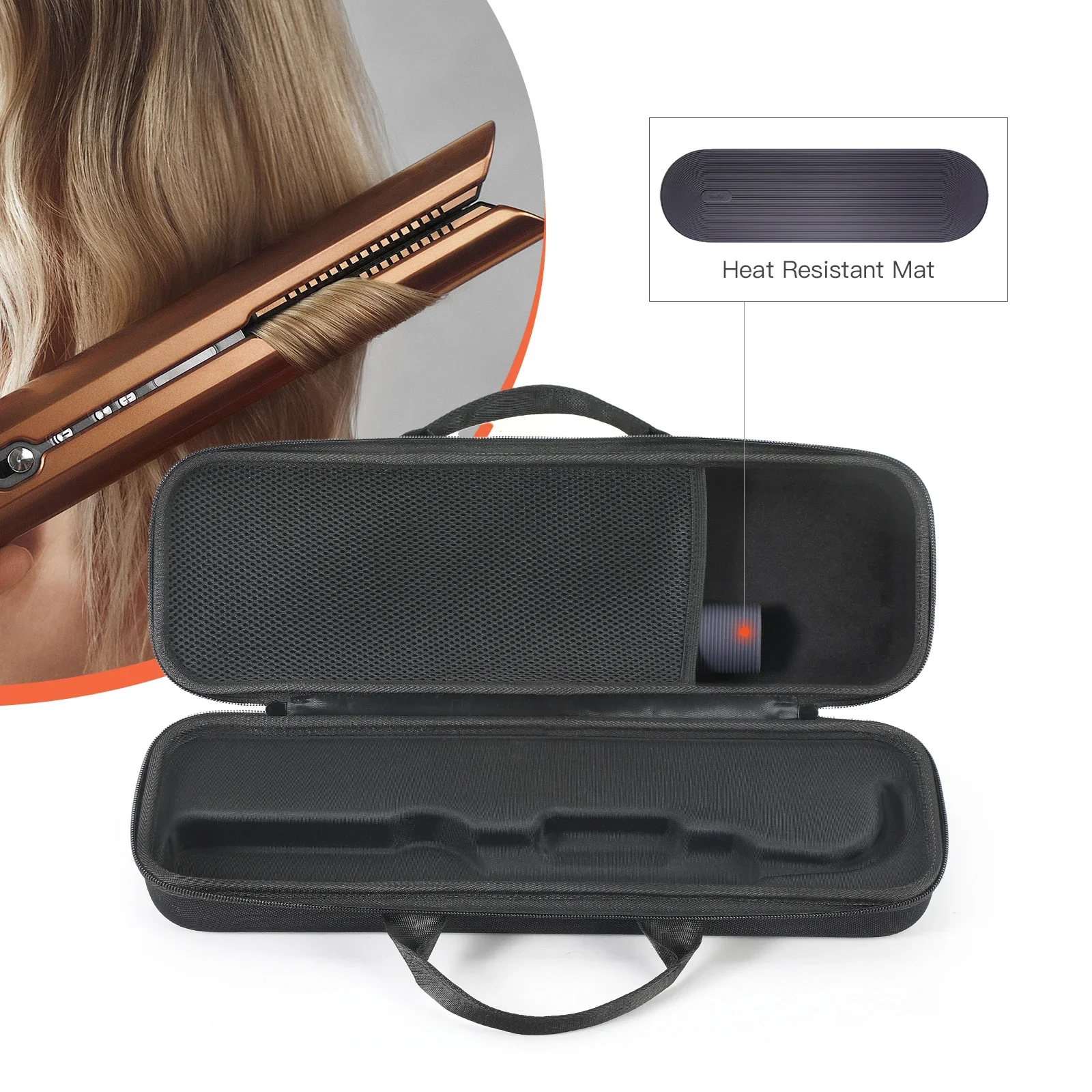 Портативный Жесткий Защитный Чехол Dyson Airberet Ht01 С Сетчатой Сумкой Для Хранения