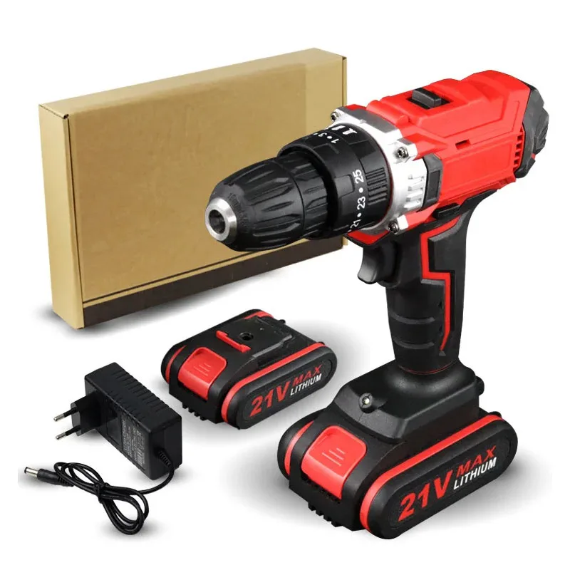 Беспроводная Электрическая Отвертка 21 + 2 Функции Дрель Мини-ручной Инструмент