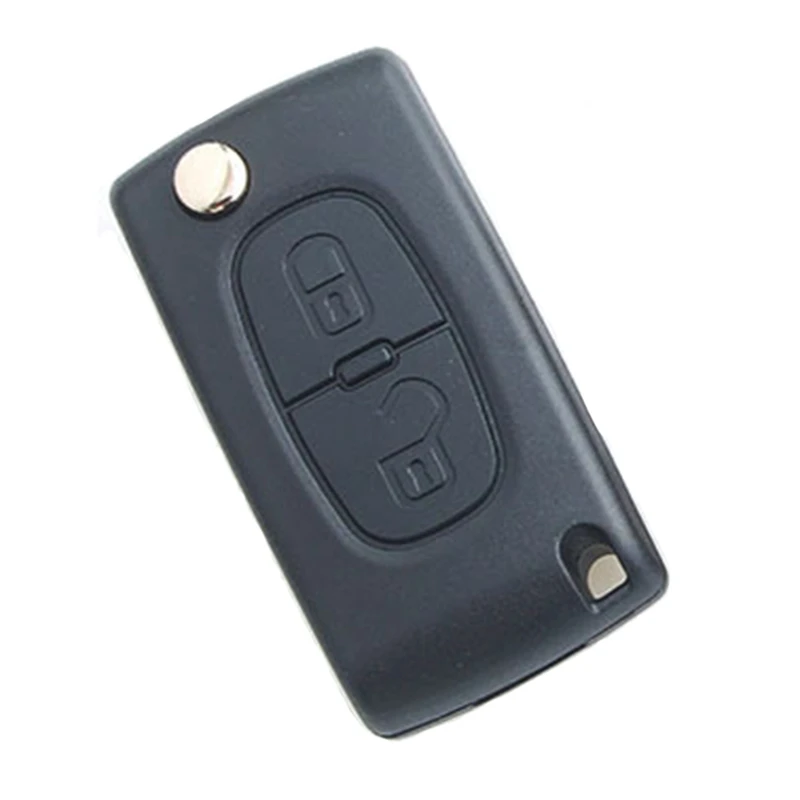 Car Key Cover Remote Control Flip With Two Buttons Shell Fob For Peugeot 308 207 307 3008 5008 807 Citroen C2 C3 C4 C5 | Автомобили и