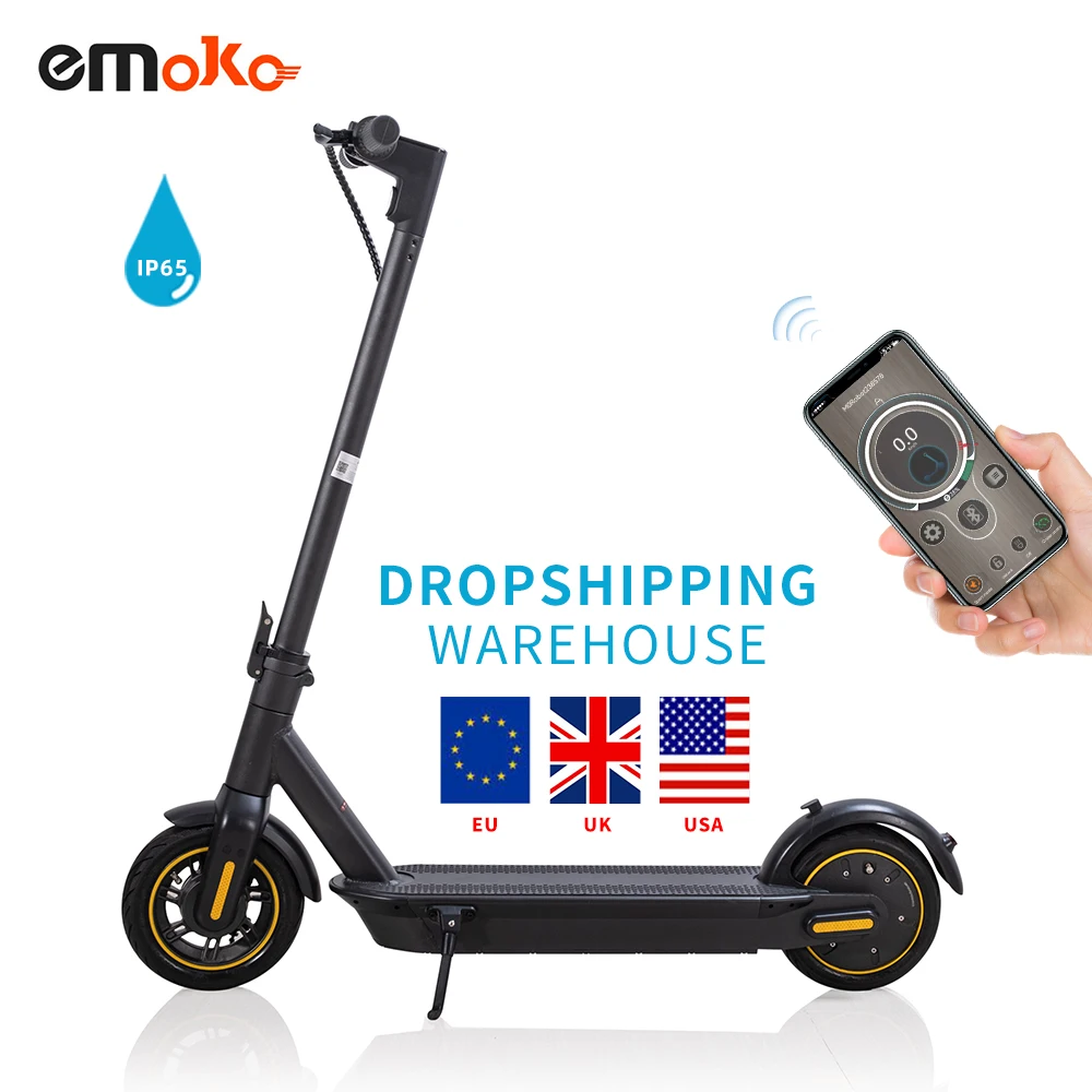 

Emoko electric scooter eu warehouse fast long range T4 MAX 10 inch foldable drop shipping for adults