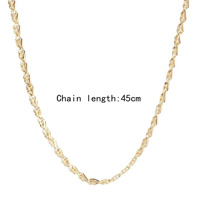 Новый Шарм-цепь Shamty ювелирные изделия из чистого золота Мужская цепочка