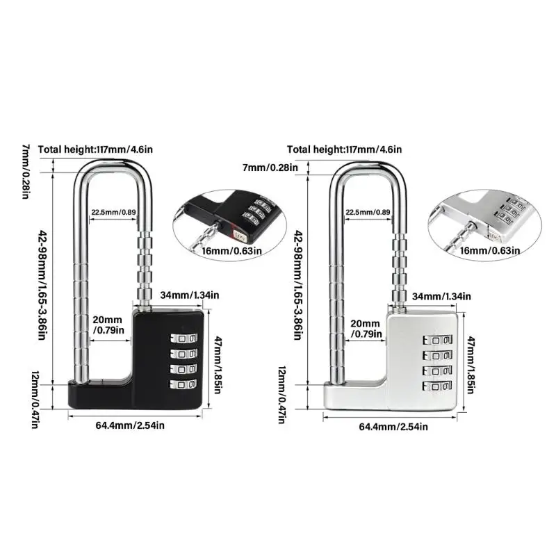 Многофункциональный кодовый замок с длинными серьгами. Многоцелевые серьги