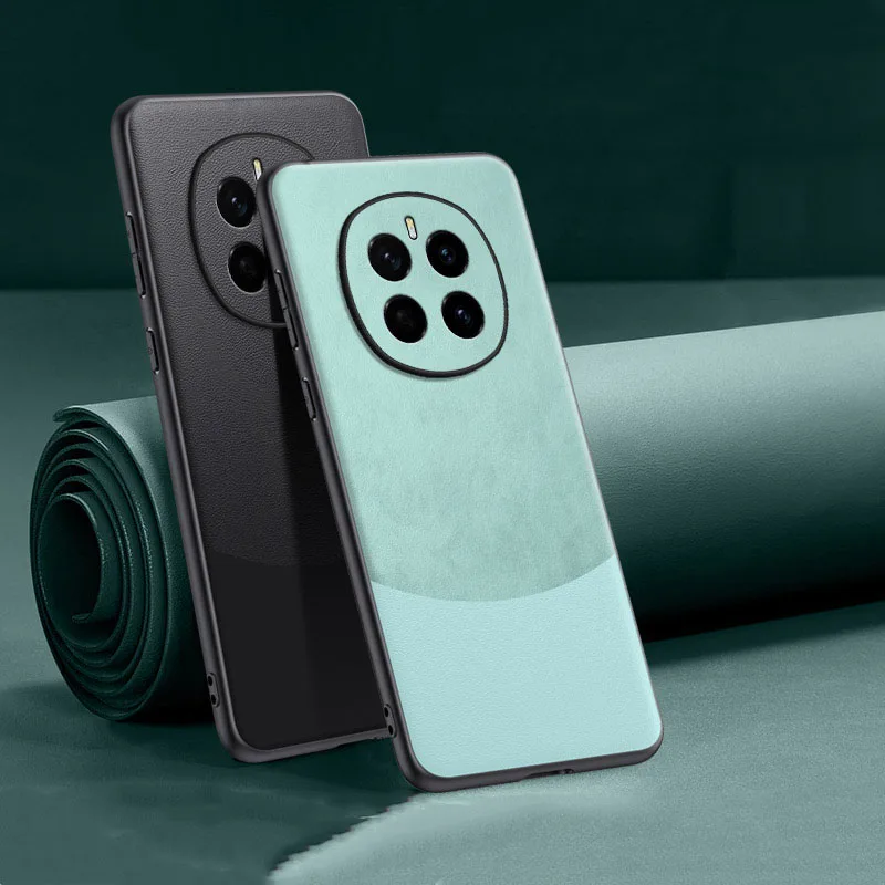 Роскошный кожаный чехол для телефона Honor Magic 7 Pro силиконовый 7Pro задняя крышка