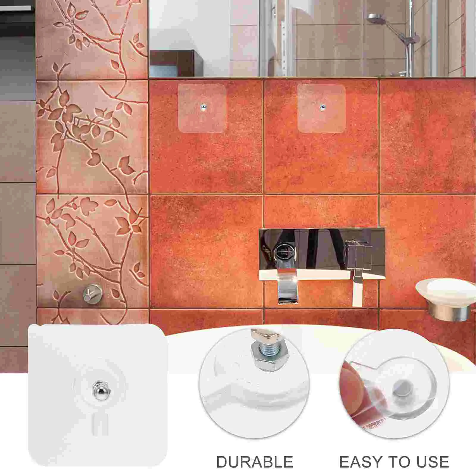 20 шт. клейкие винтовые крючки для ногтей без следов настенные вешалки наклейки