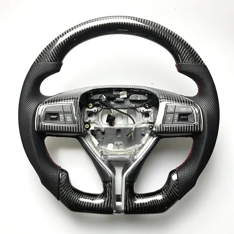 

Real Carbon Fiber Steering Wheel for Maserati Ghibli Levante GT 2014 2015 2016 2017 2018 Sport Steering Wheels