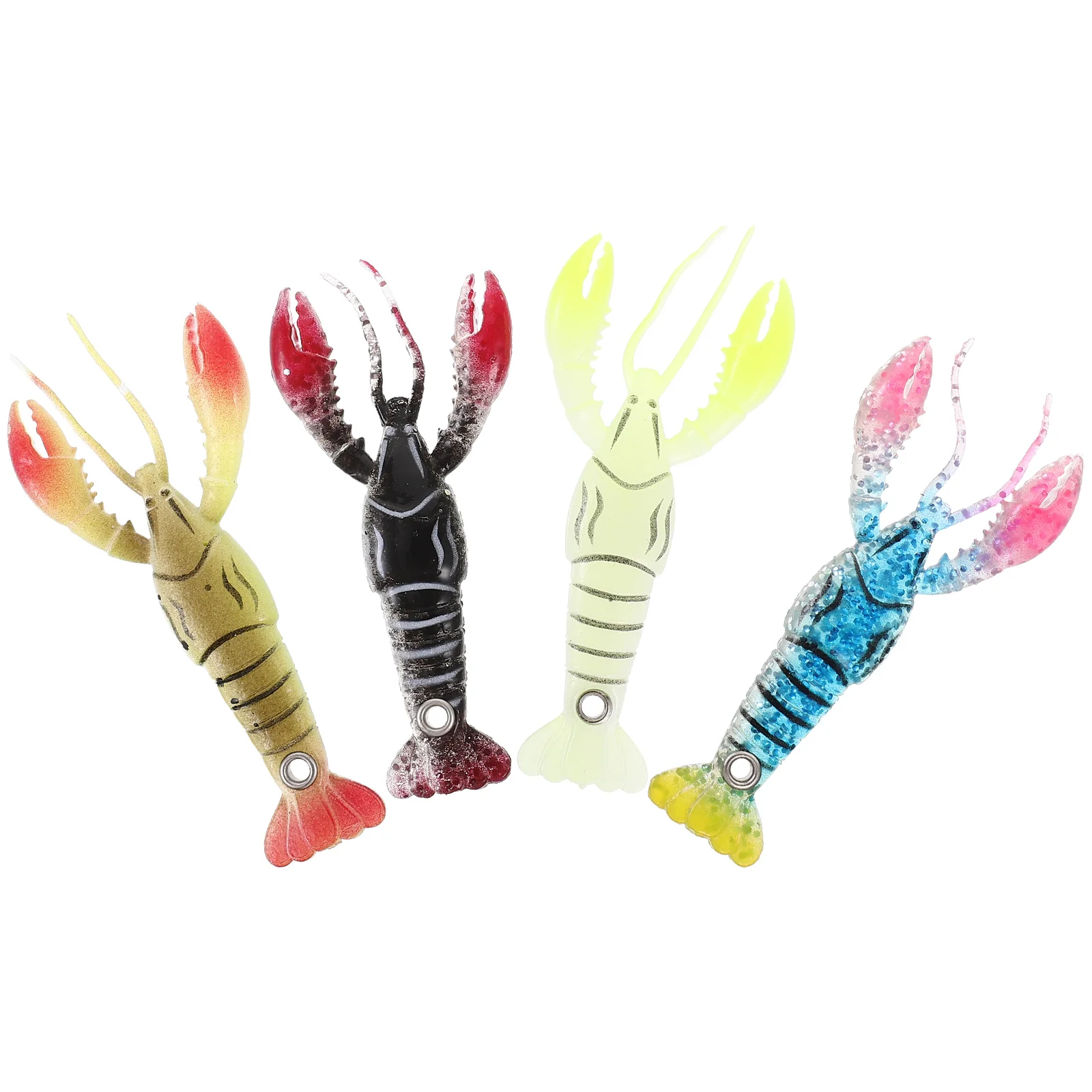 

4pcs Outdoor Fake Fishing Lures Vivid Fake Fishing Baits Artificial Fishing Baits