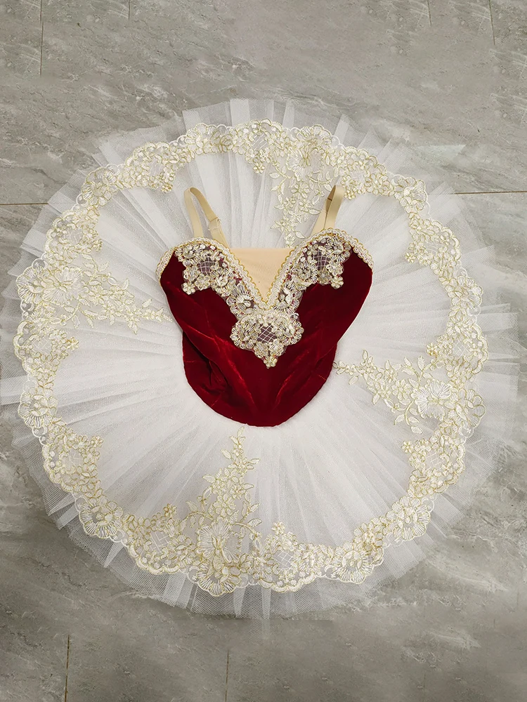 Professional Ballet Tutu Blue Adult Swan Lake Ballet Dance Clothes For Girls Pancake Child Tutu Skirt Women Costumes Ballerina