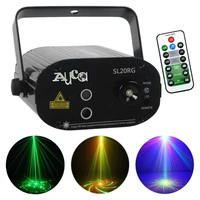 mini remote 24 patterns rg red green laser projector 3w blue led lights dj home party wedding show stage lighting effect sl24rg