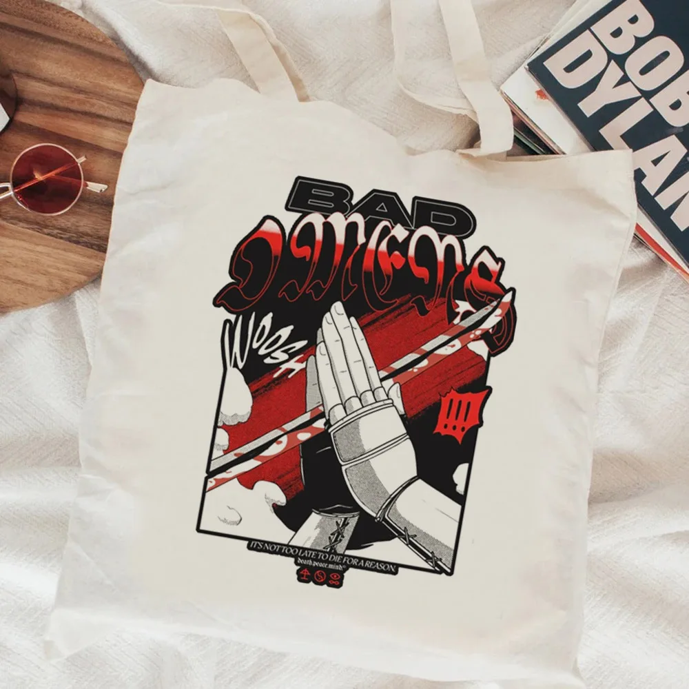 Сумка для покупок Bad Omens продуктовые сумки эко-сумка тканевые