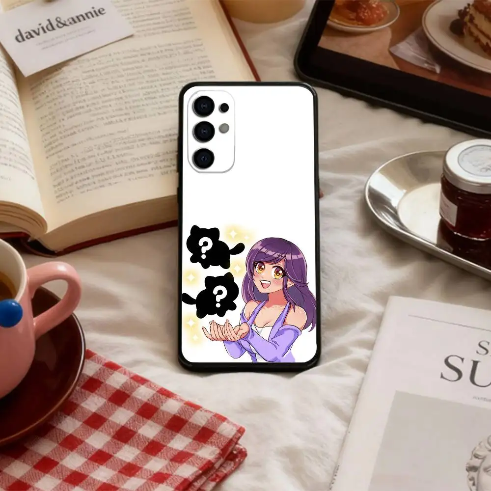 Фото Чехол для телефона A-Aphmau Meow Anime Cats для Samsung S 25,24,23,22,30,21,10,9,Ultra,Plus,Lite,FE,4,5 G, мягкий черный чехол №5