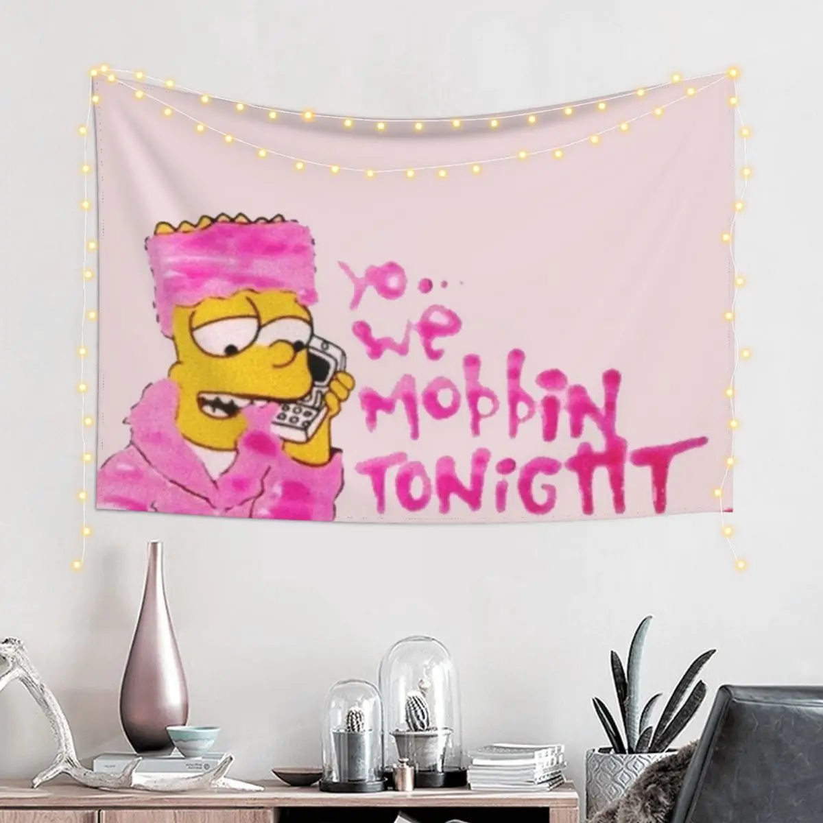 Гобелен YO WE MOBBIN TONIGHT OR WHAT?
