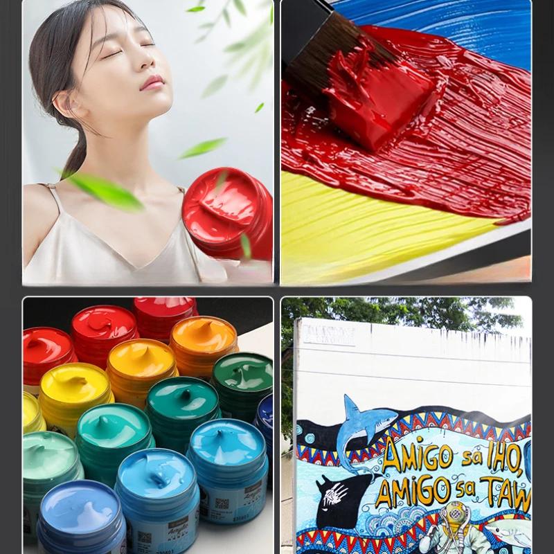 100 мл бутылка акриловая краска водонепроницаемая и Солнцезащитная Студенческая