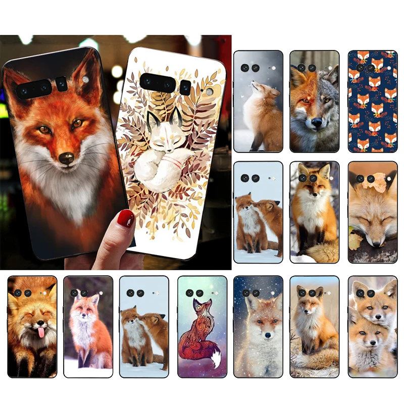 

Phone Case for Google Pixel 7 Pro 7 6A 6 Pro 5A 4A 3A Pixel 4 XL Pixel 5 6 4 3 XL 3A XL 2 XL Fox Funda