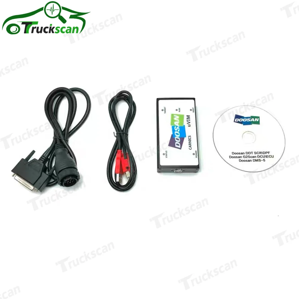 Диагностический инструмент для Doosan uVIM, диагностический сканер неисправности двигателя, сканер обнаружения OBD интерфейса DDT CARNICS SCR DPF DCU ECU + G2