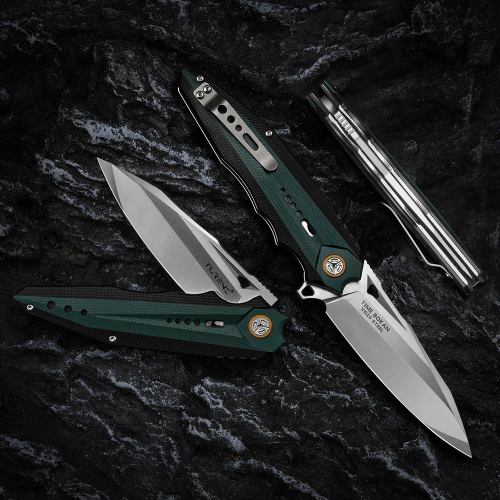 NEWOOTZ VG10 стальной складной нож карманный G10 рукоятка EDC Дикая Охота Выживание на