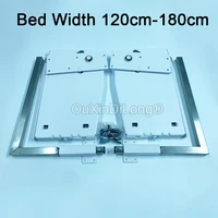 1Set Heavy Duty 9 Springs Mechanism Wall Bed Support Hardware DIY Kit for King Queen Bed (Vertical) Murphy Mounting 1.2-1.8M Bed