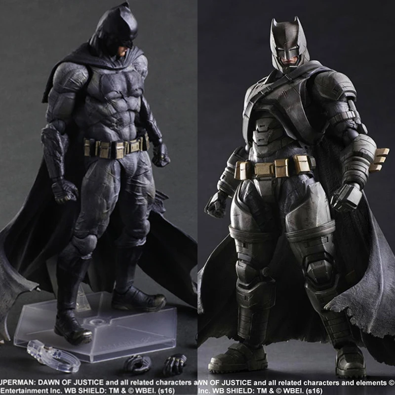 

26cm Play Arts Armored Batman v Superman: Dawn of Justice Action Figure PA Movable Collection DC Bruce Wayne Batman Model Toys