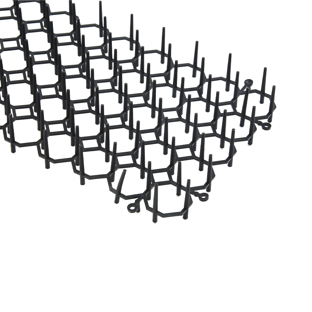 

Part Scat Mats Accessory Humane Solution Practical Quality 19.29x5.51 Inch 49cm*14cm*2.8cm Cat Scat Mats 10Pcs