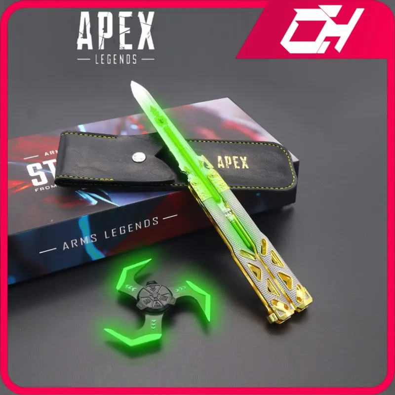 

Apex Legends Heirloom Octane Weapon Box Model Arc Star Butterfly Knife Wraith Kunai Bangalore Bloodhound Raven Bite Kids Kid Toy