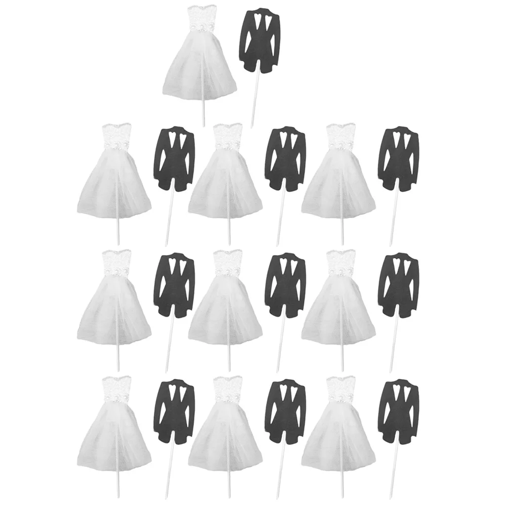 

Party Dessert Topper Wedding Cake Decors Decorative Cupcake Toppers Picks Adornments Ornament Decorations