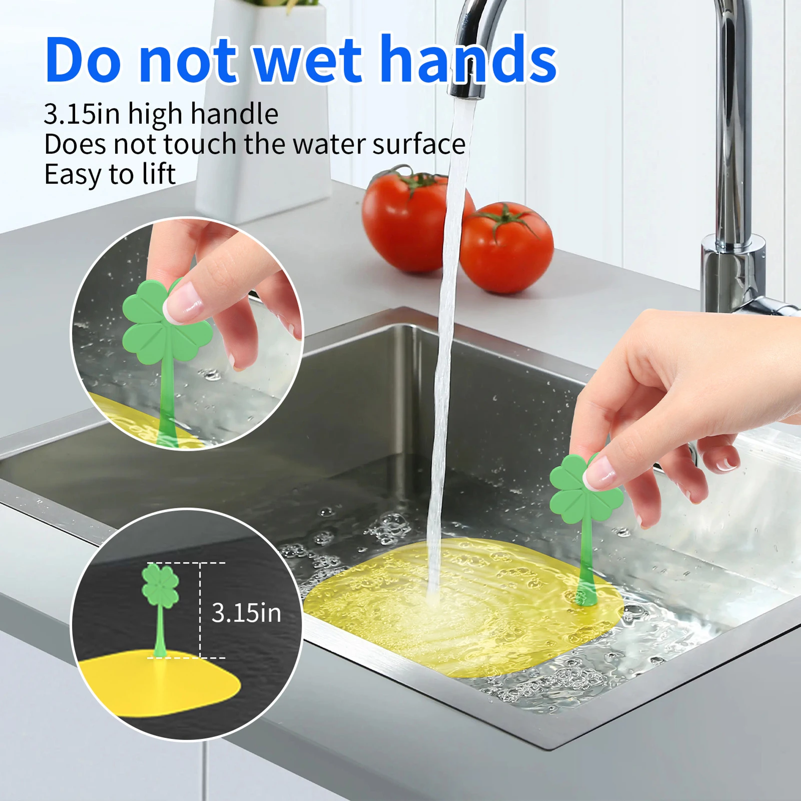 

Floor Drain Cover Silicone Kitchen Sink Hair Stopper for Bathroom Accessories Odour and Insert Blocking JAN88