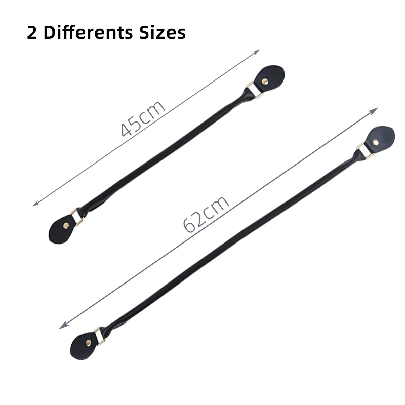 Fashion Ladies Women Handbag DIY Handles for Bag Replacement PU Leather Hand Sewn Strap bag Accessories