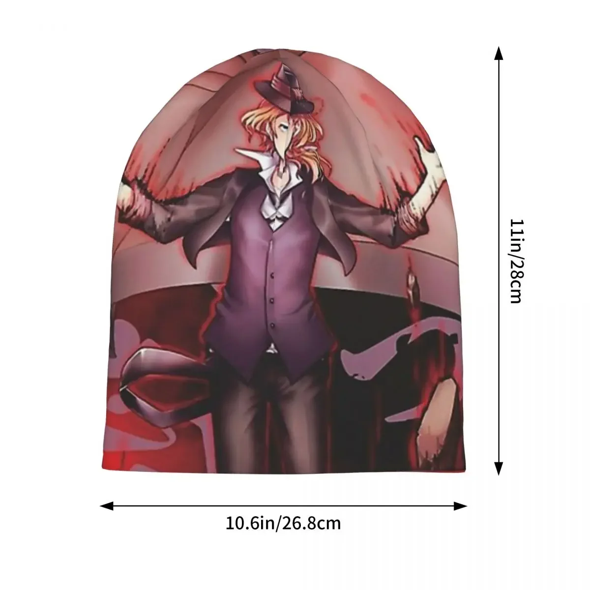 Шапка-бини Мужская/женская из тонкой ткани на осень/весну