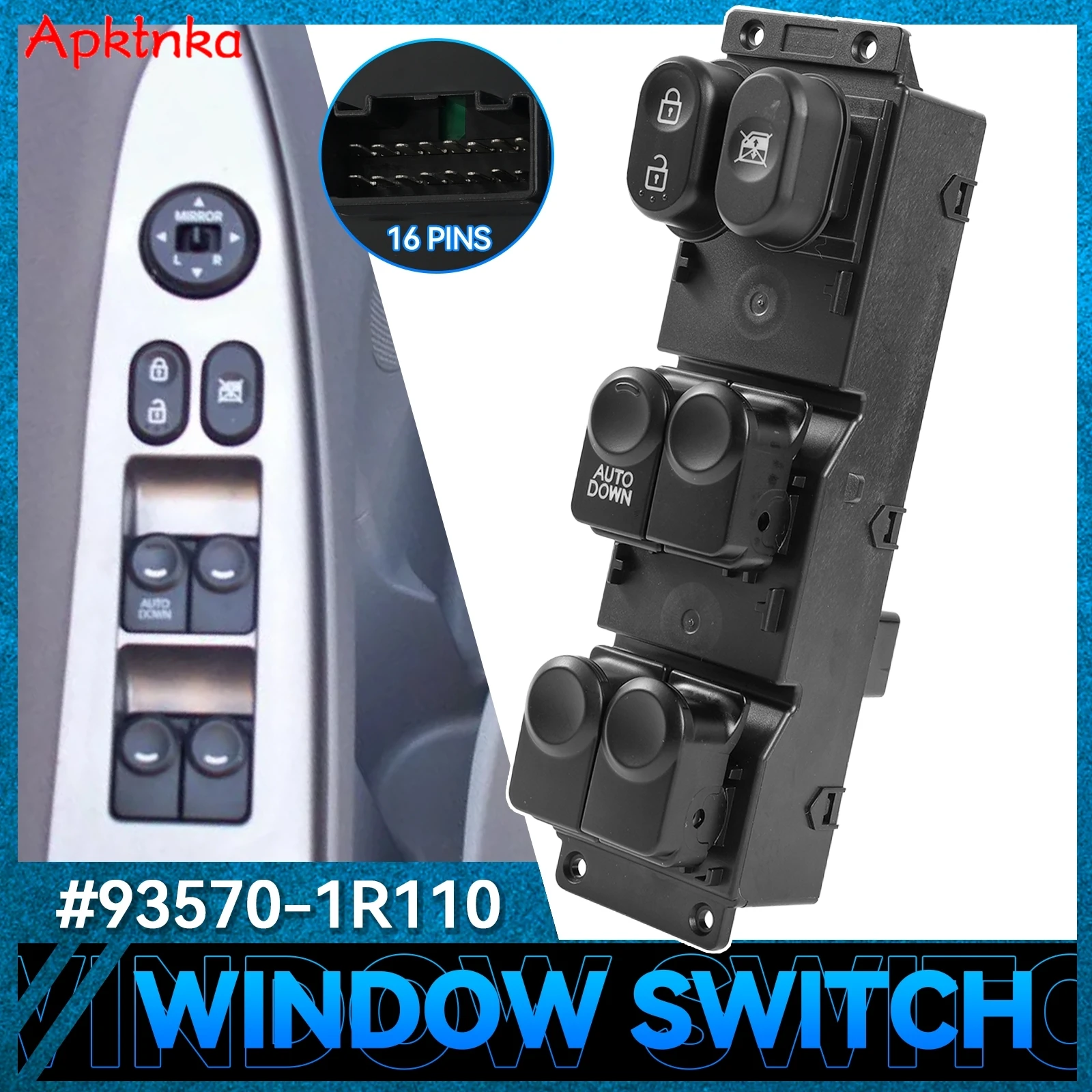 93570-1R111 935701R11 1 главный выключатель питания для Hyundai Accent 2011 2012 2013 2014 2015 2016 2017