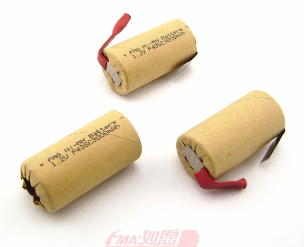 Никель-металлогидридный аккумулятор SC Sub C 1 2 в 3000 мАч шт. для моделей