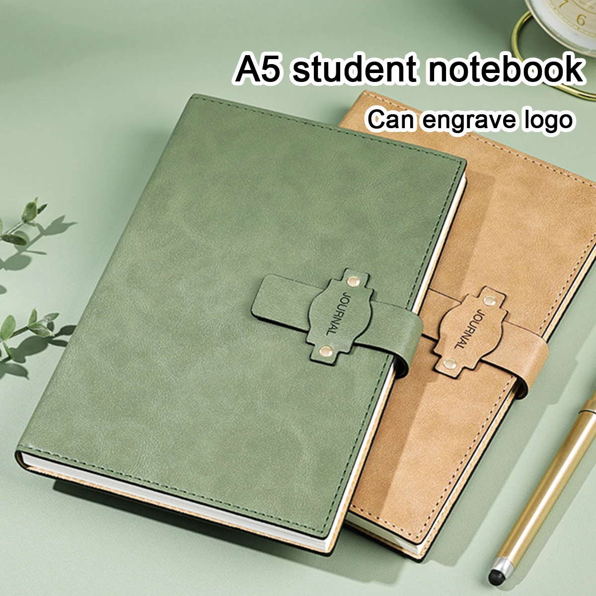 (Логотип может быть выгравирован) Студенческий блокнот формата А5 с утолщенной