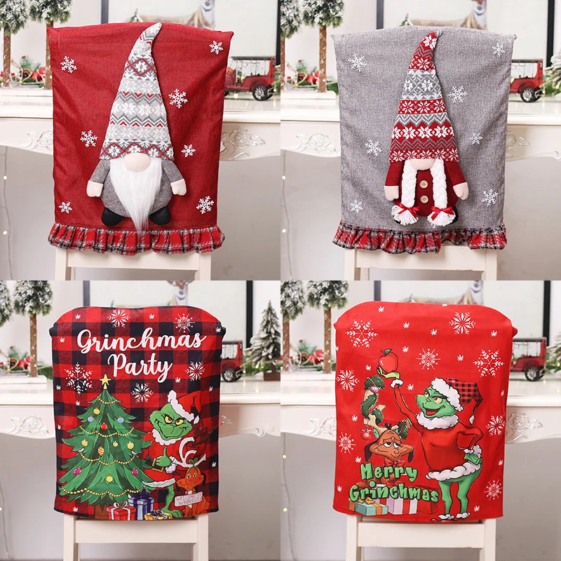 

Чехол на стул в виде гнома с Санта-Клаусом