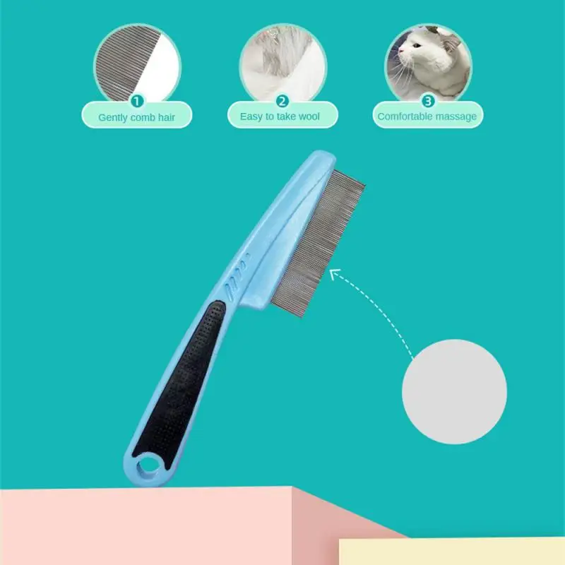 Удобная Массажная Расческа с тонкими зубьями легко завязывается из нержавеющей